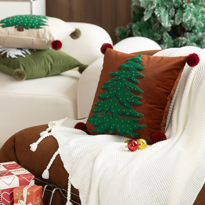 Christmas Pillow Set for Cozy, Festive Holiday Sofas