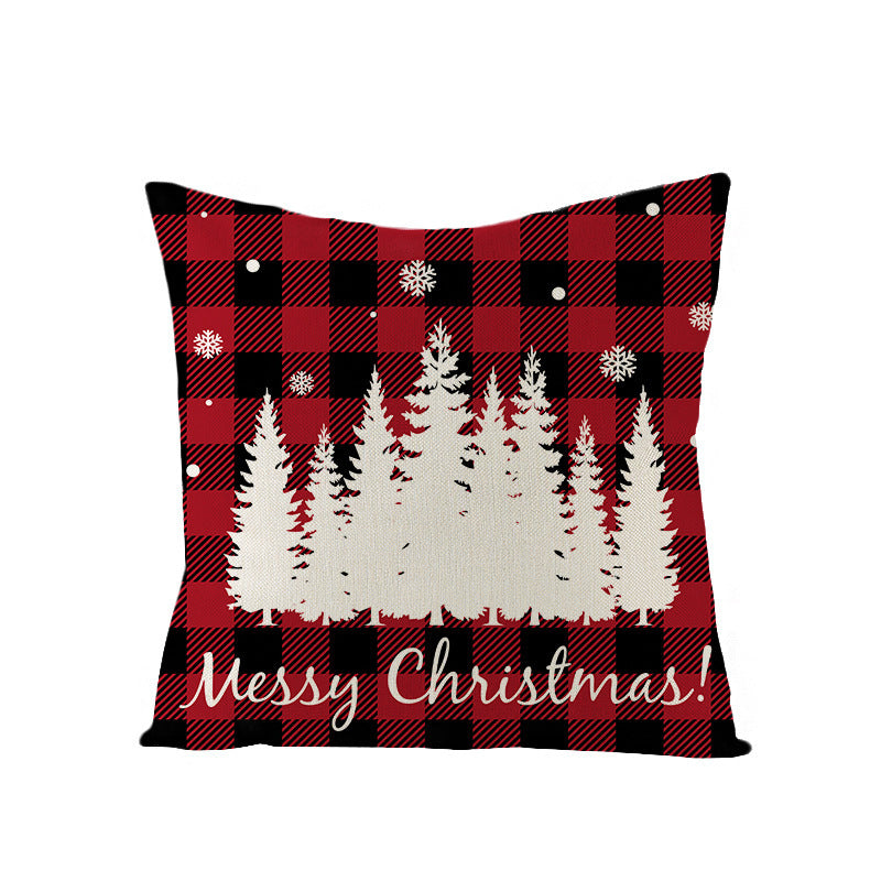 Christmas Pillow Cover – Rustic Farmhouse Holiday Decor