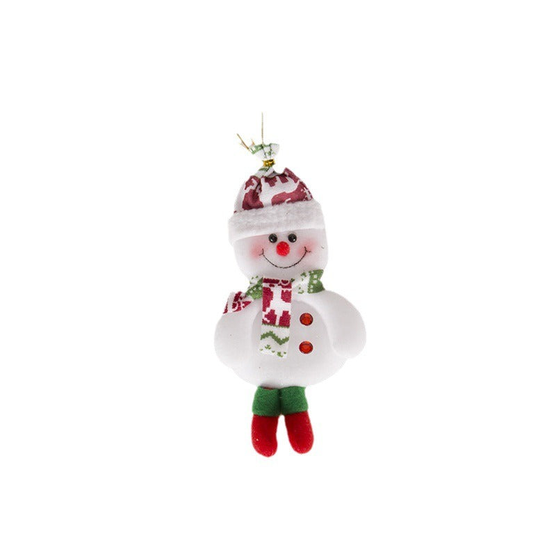 Christmas Tree Ornaments With Plush Character Charm