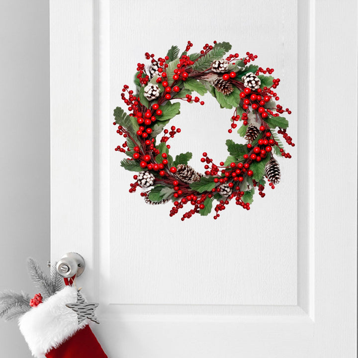 Christmas Wreath Wall Stickers for Festive Home Decor