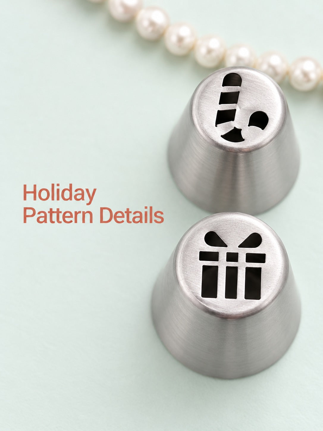 Christmas Piping Tip Set: 13 Steel Tips for Holiday Cupcakes