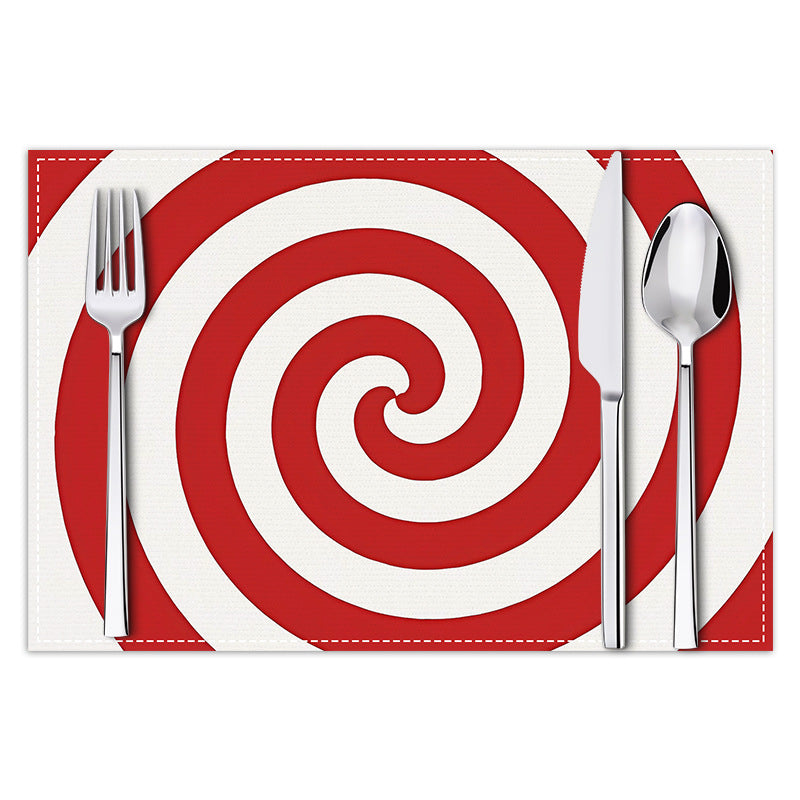 Christmas Peppermint Placemats For Cheerful Holiday Tables