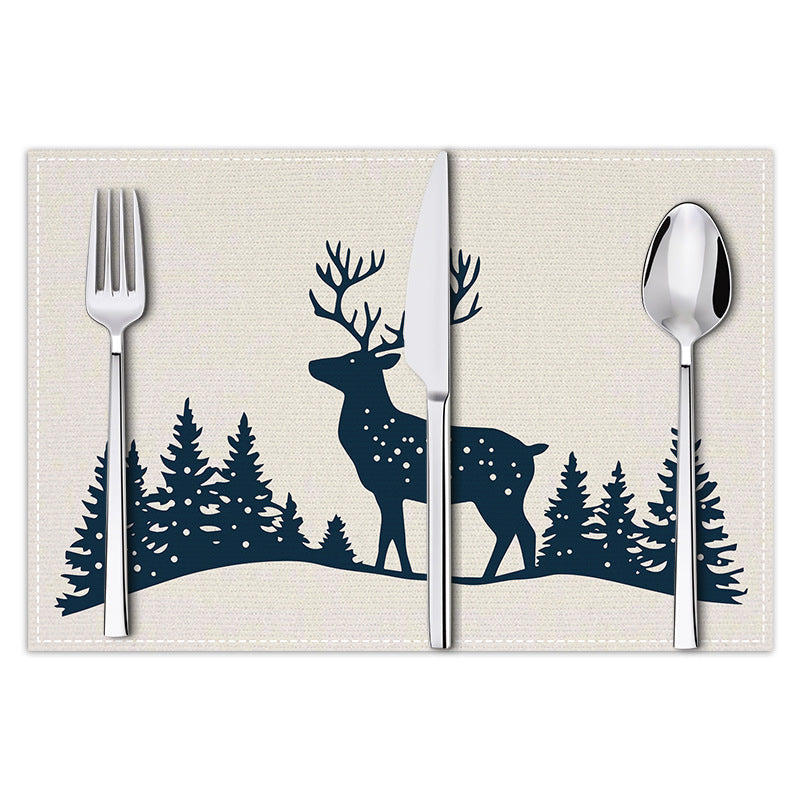 Christmas Reindeer Placemats for Cozy Festive Tables