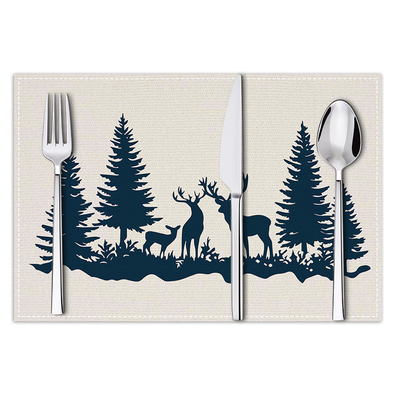 Christmas Reindeer Placemats for Cozy Festive Tables