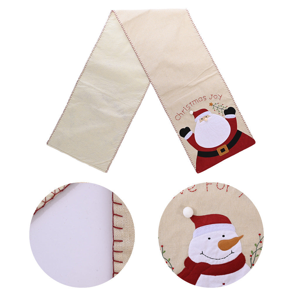 Christmas Snowman Table Runner for Cozy Festive Dining