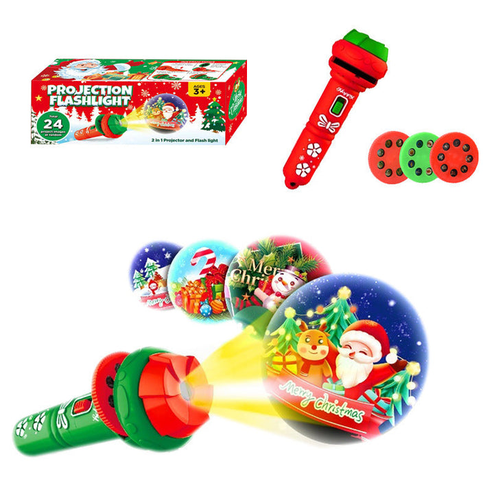 Christmas Projection Flashlight Toy for Kids’ Play