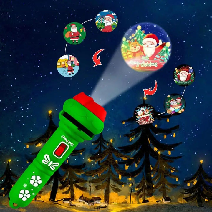 Christmas Projection Flashlight Toy for Kids’ Play