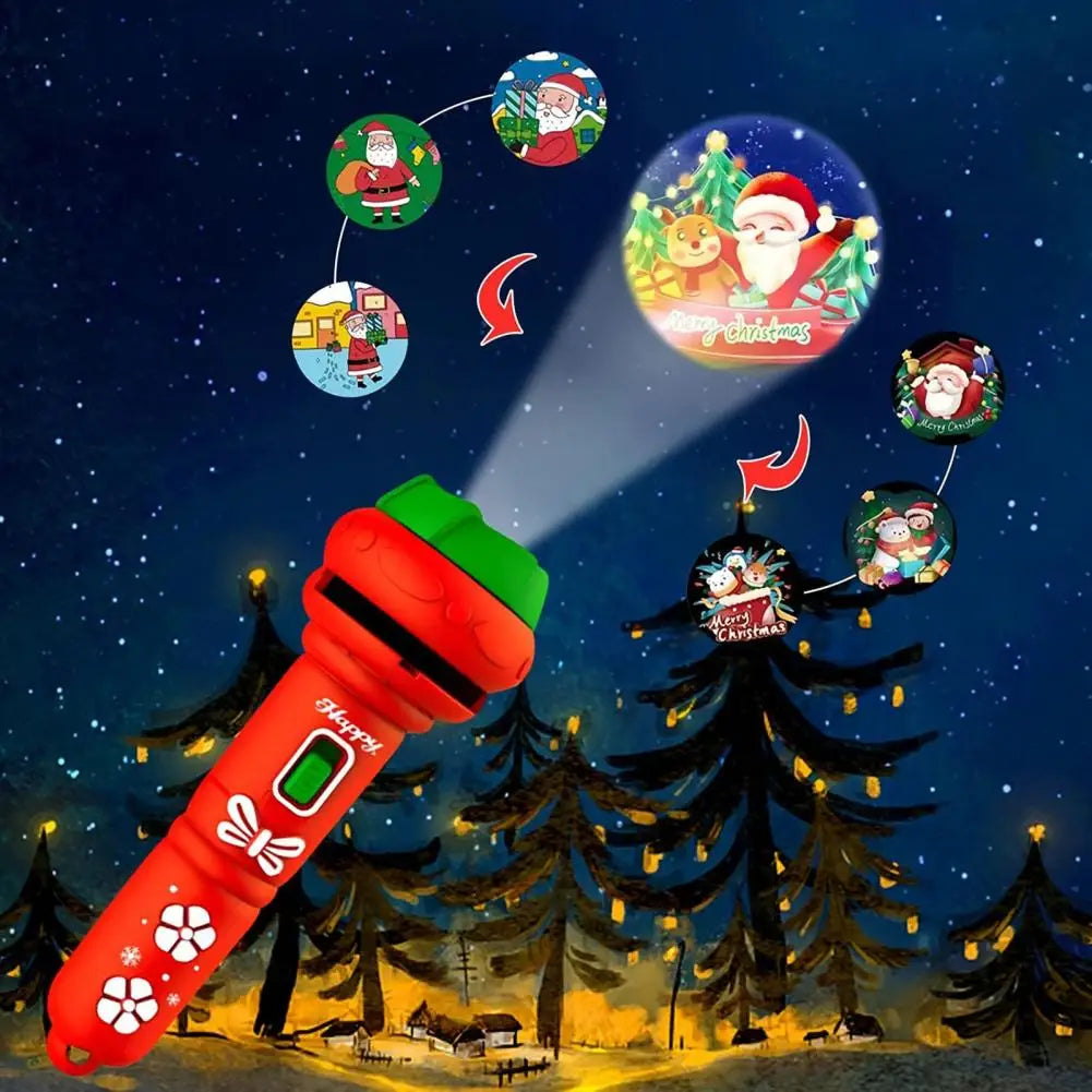 Christmas Projection Flashlight Toy for Kids’ Play