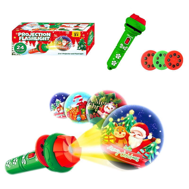 Christmas Projection Flashlight Toy for Kids’ Play