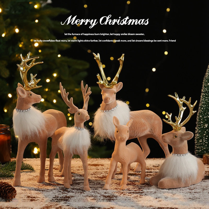 Christmas Reindeer Decorations for Cozy Woodland Charm