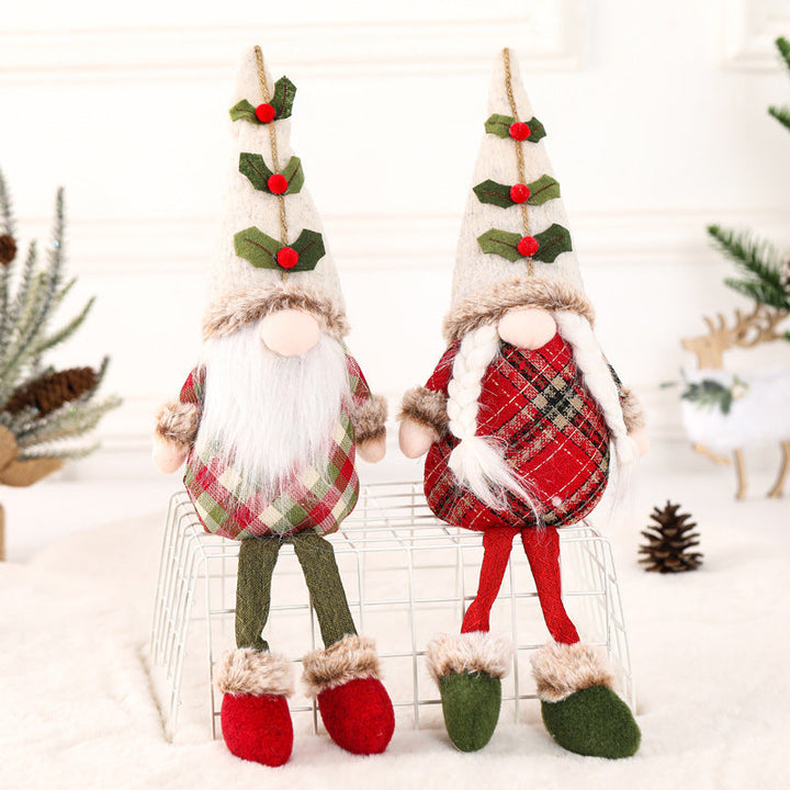 Christmas Gnome Plush Doll for Cozy Holiday Home Decor