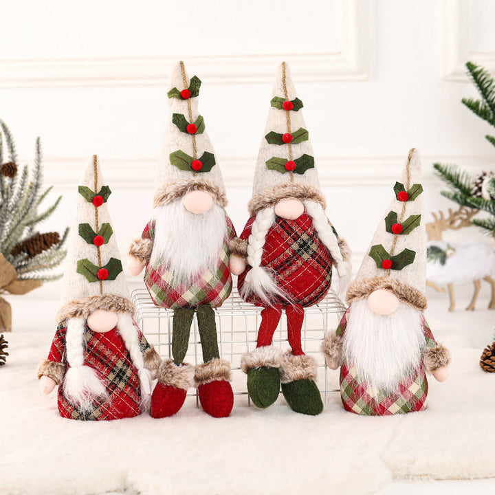 Christmas Gnome Plush Doll for Cozy Holiday Home Decor