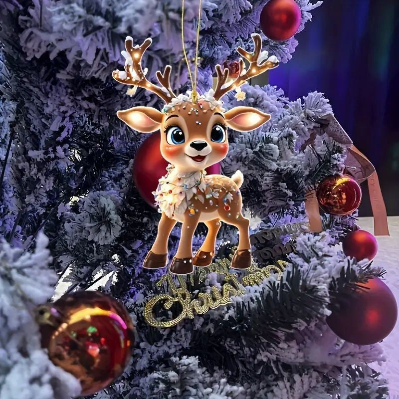 Christmas Reindeer Ornament For Festive Holiday Cheer