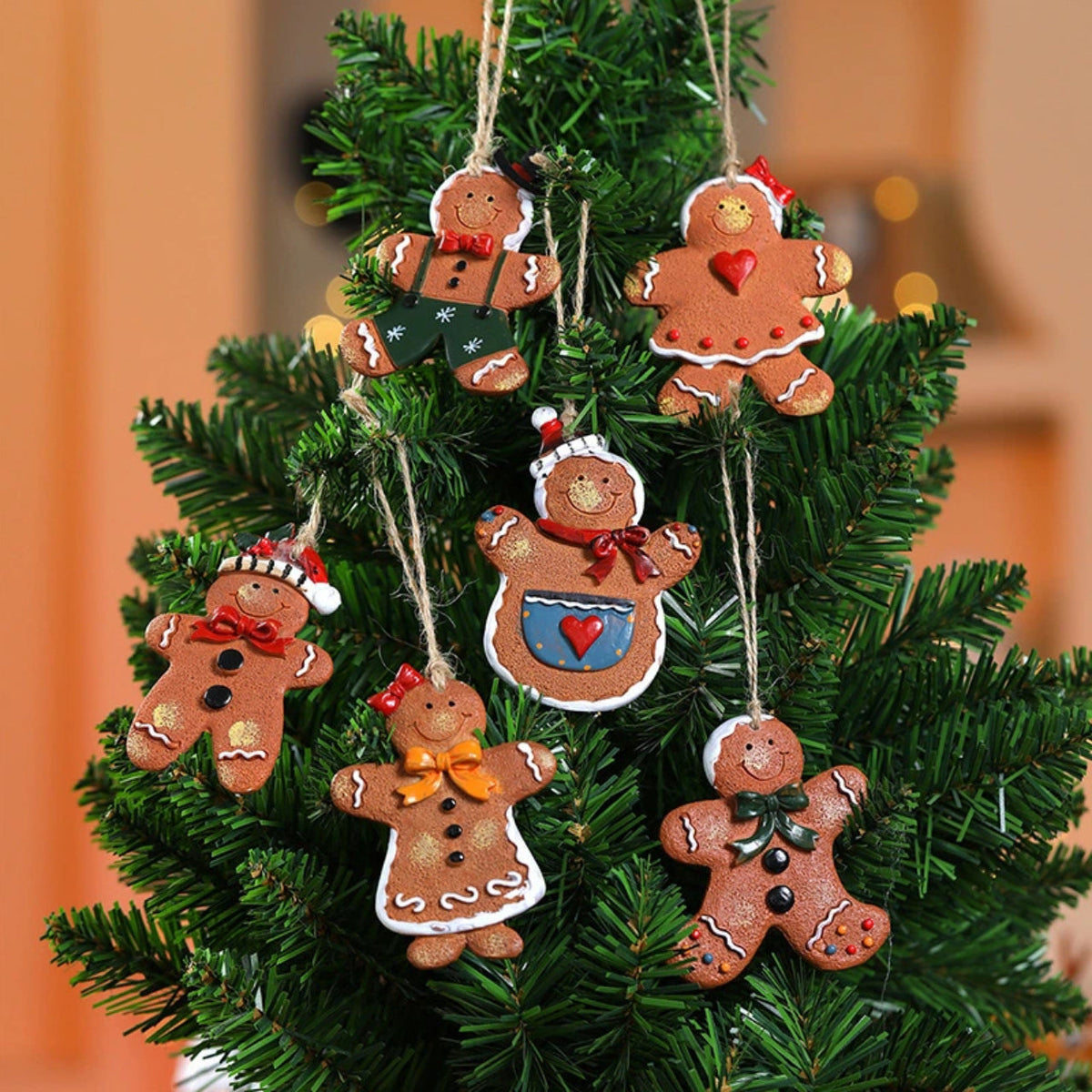 Christmas Gingerbread Ornaments for Playful Displays