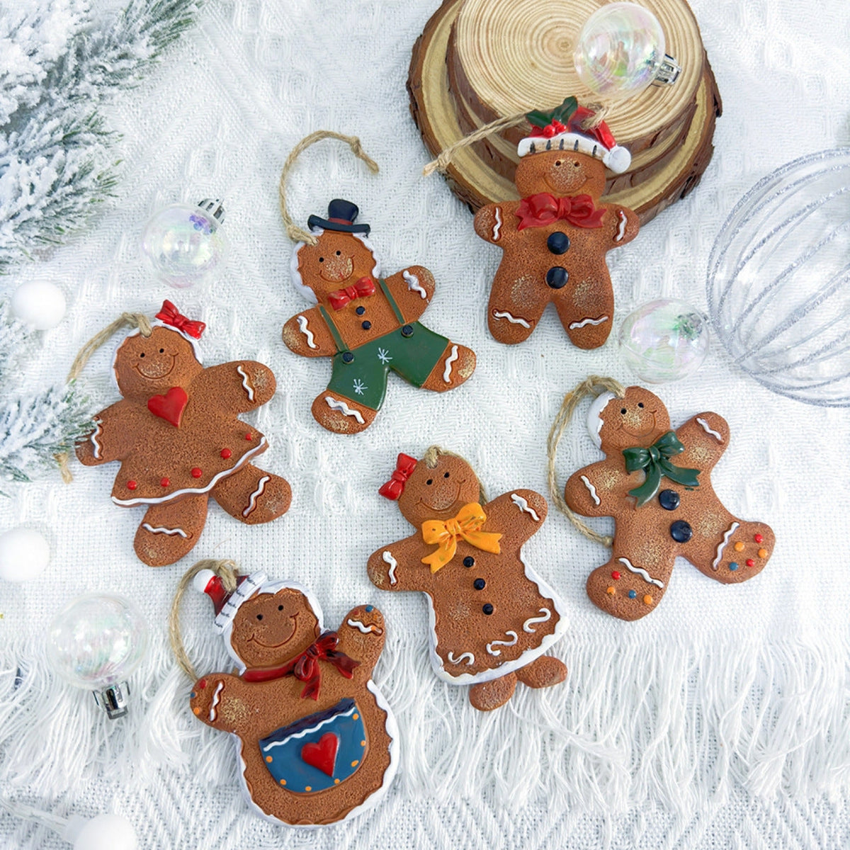 Christmas Gingerbread Ornaments for Playful Displays
