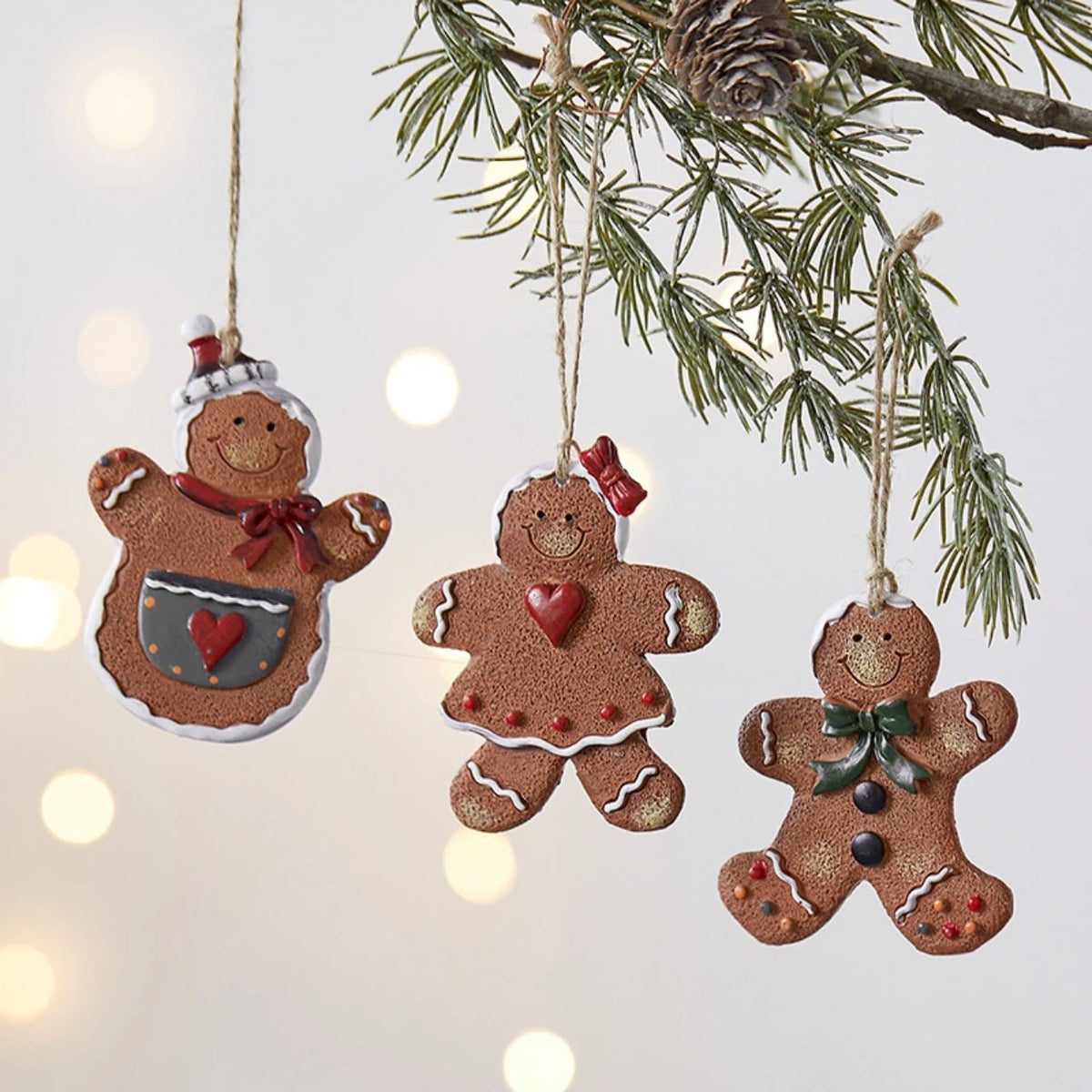 Christmas Gingerbread Ornaments for Playful Displays