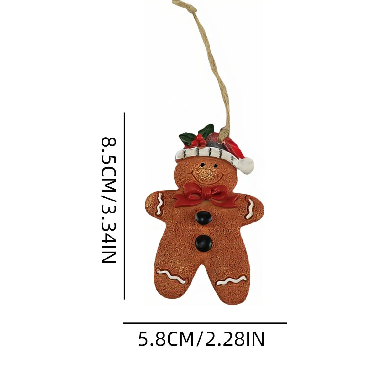 Christmas Gingerbread Ornaments for Playful Displays