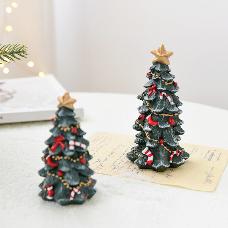 Christmas Mini Tree Ornament for Small-Space Decor