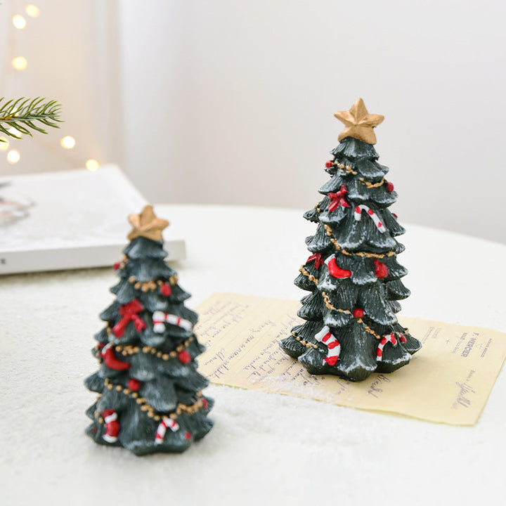 Christmas Mini Tree Ornament for Small-Space Decor