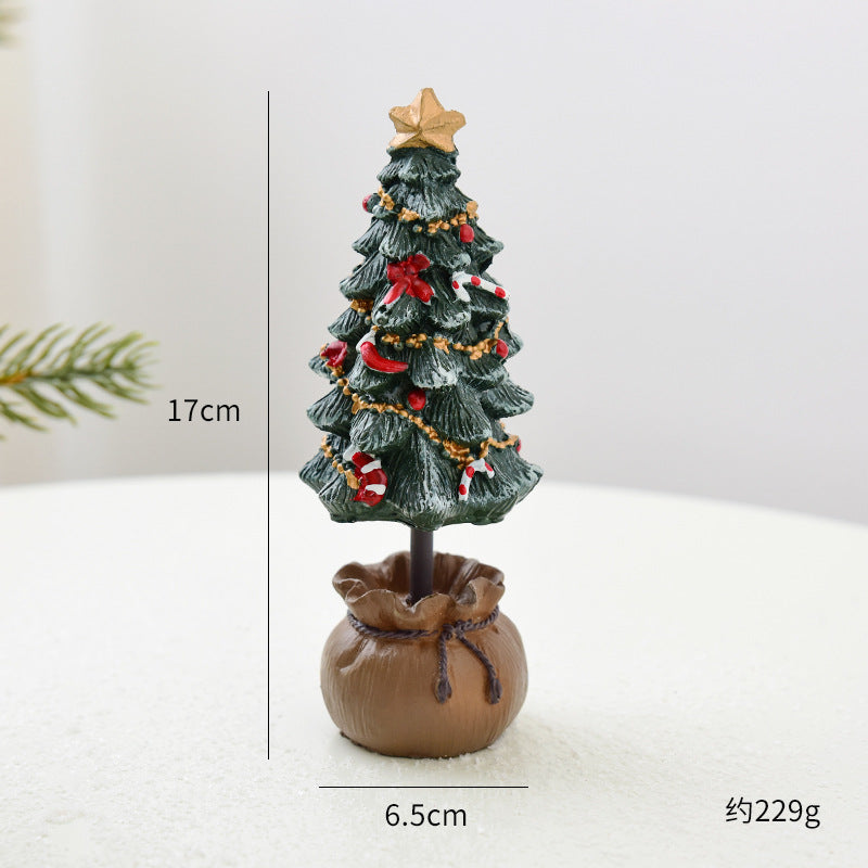 Christmas Mini Tree Ornament for Small-Space Decor