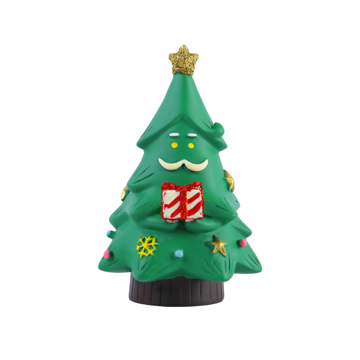 Christmas Resin Tree Ornament for Festive Desktops