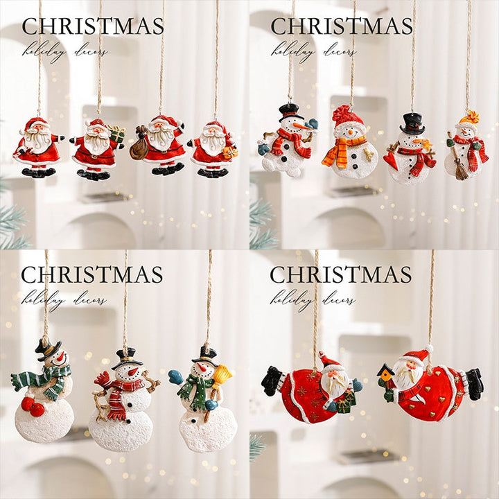 Christmas Resin Ornaments for a Playful Holiday Tree