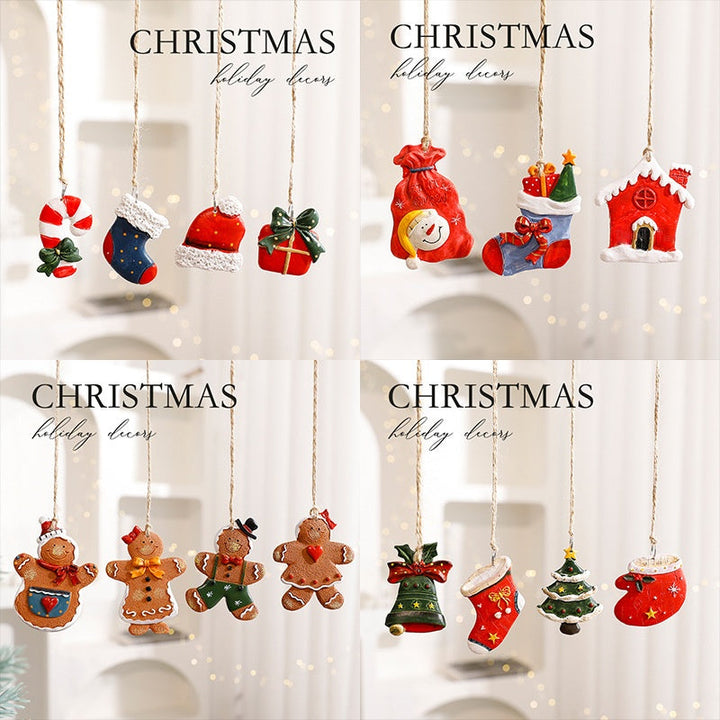 Christmas Resin Ornaments for a Playful Holiday Tree