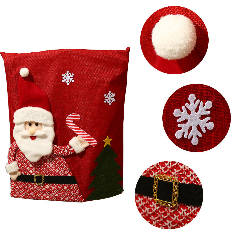 Christmas Chair Back Covers for Festive Holiday Decor
