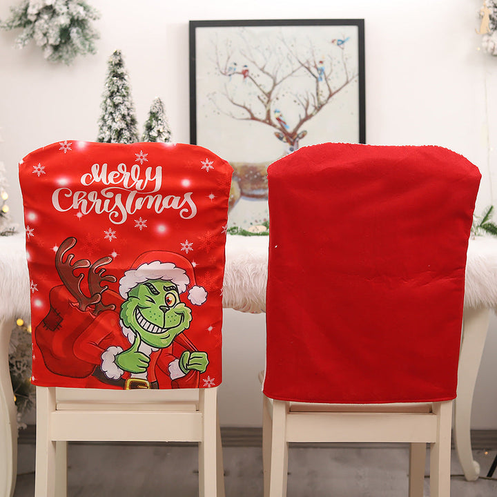 Christmas Chair Cover for Playful Festive Dining Decor