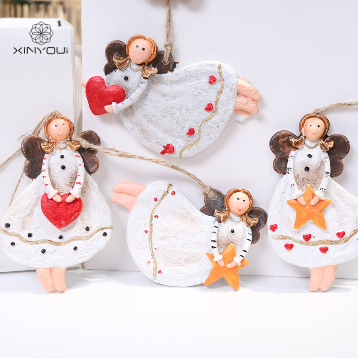 Retro Angel Christmas Ornaments for Vintage Tree Décor