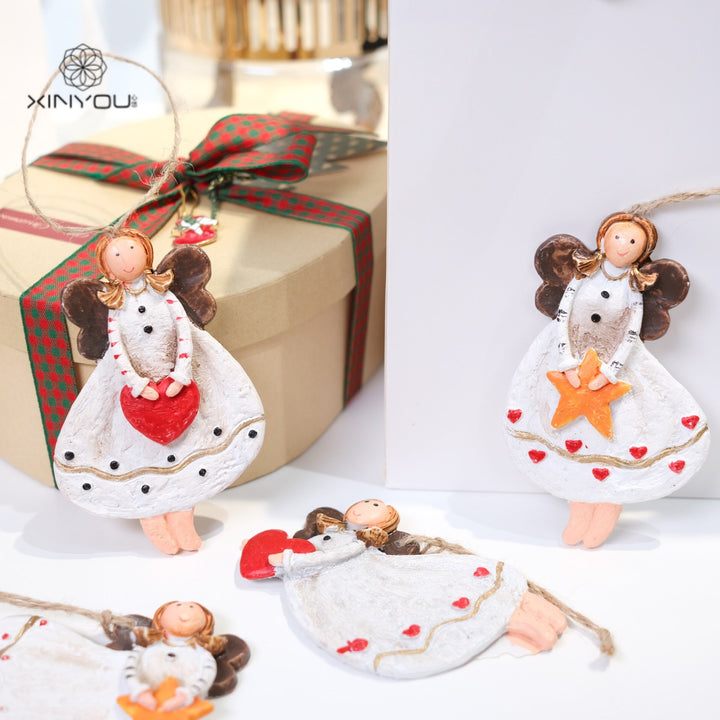 Retro Angel Christmas Ornaments for Vintage Tree Décor