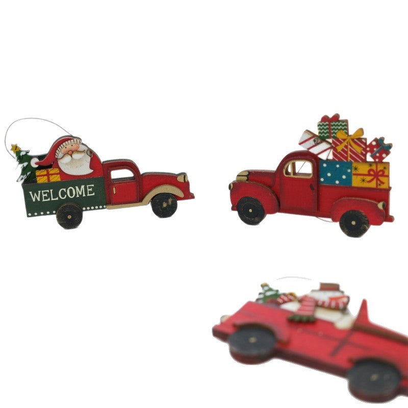 Christmas Truck Ornaments for Vintage Holiday Tree Charm