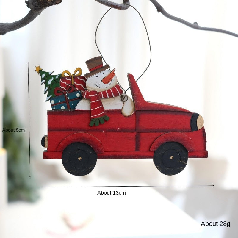 Christmas Truck Ornaments for Vintage Holiday Tree Charm