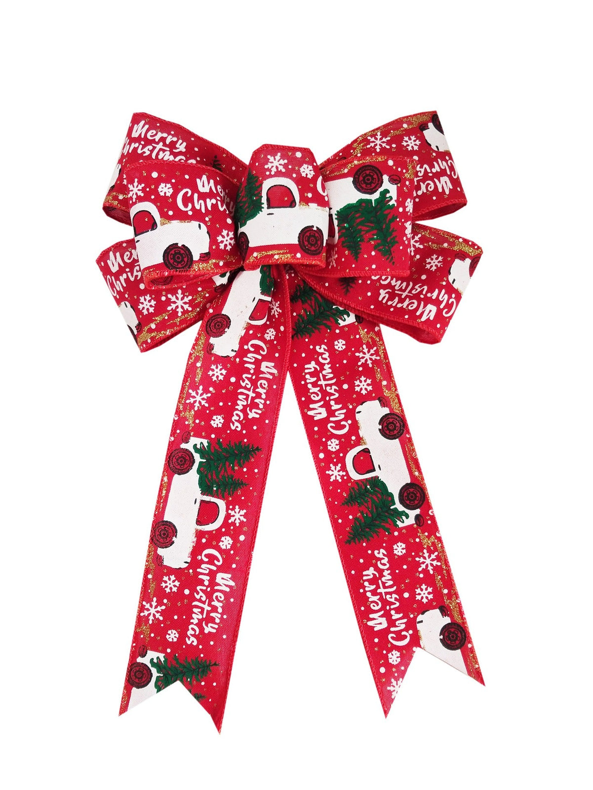 Christmas Tree Ribbon Bows for Festive Holiday Decor