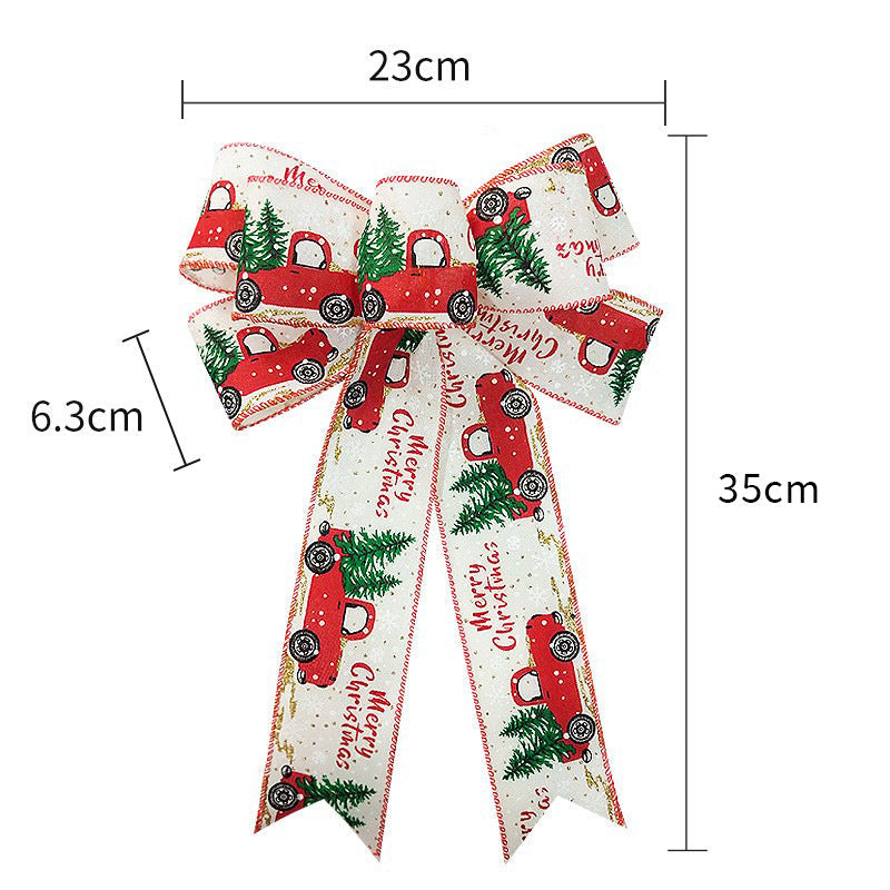 Christmas Tree Ribbon Bows for Festive Holiday Decor