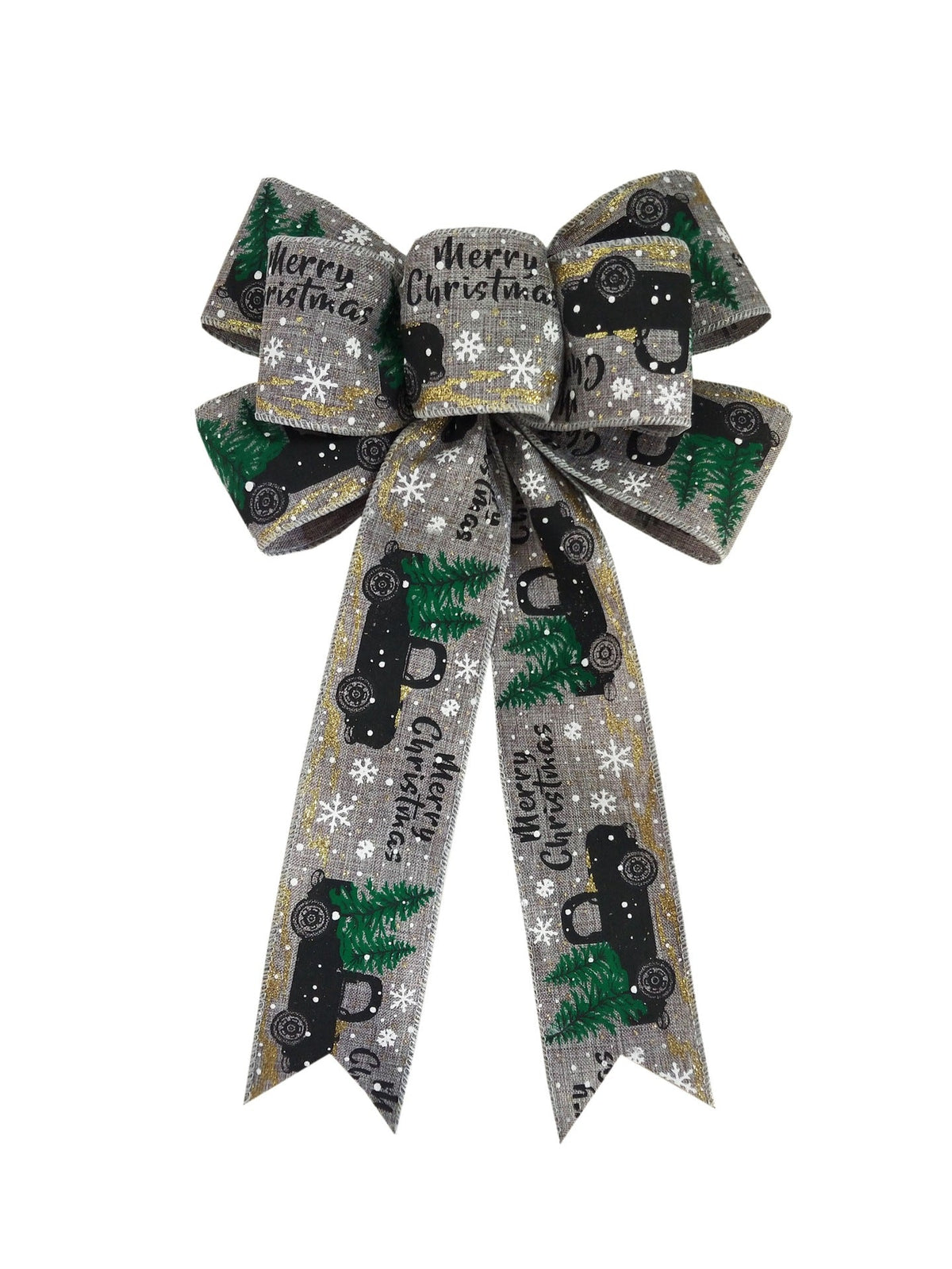 Christmas Tree Ribbon Bows for Festive Holiday Decor