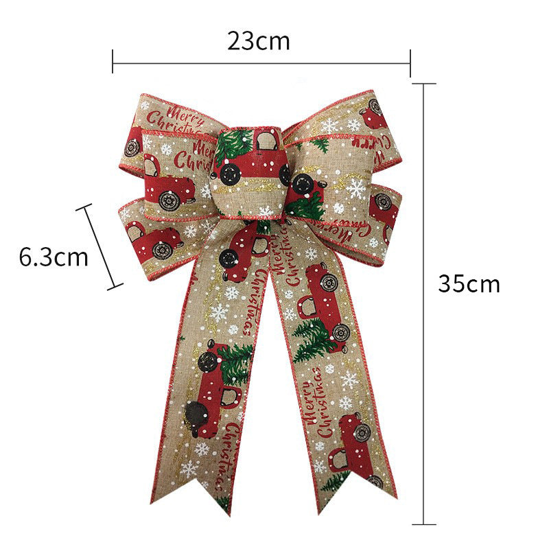 Christmas Tree Ribbon Bows for Festive Holiday Decor
