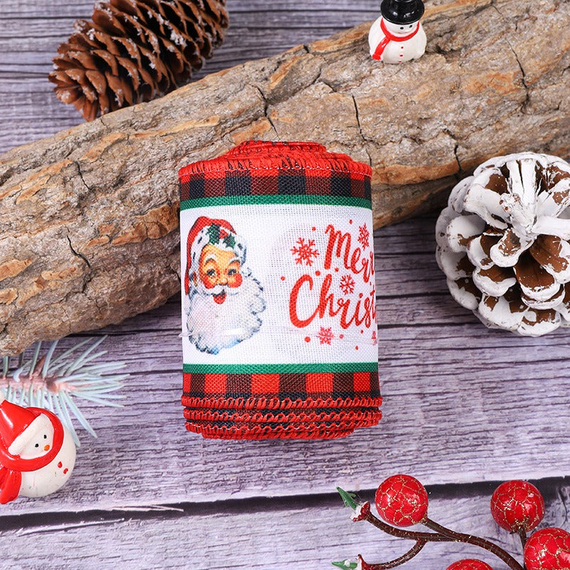 Christmas Ribbon for Colorful Gift Wrapping & Crafts