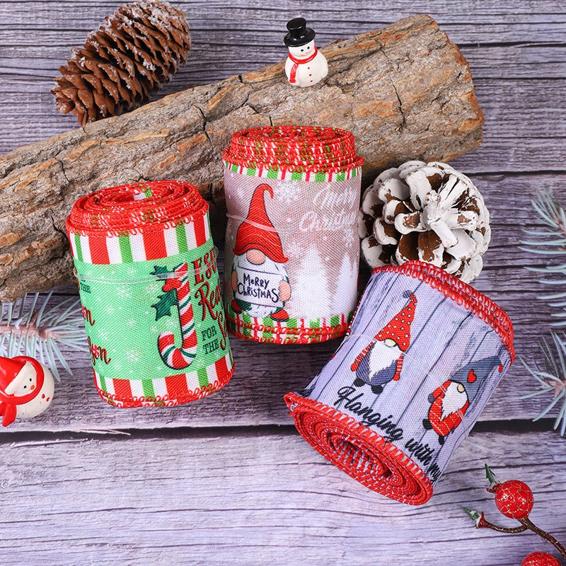 Christmas Ribbon for Colorful Gift Wrapping & Crafts