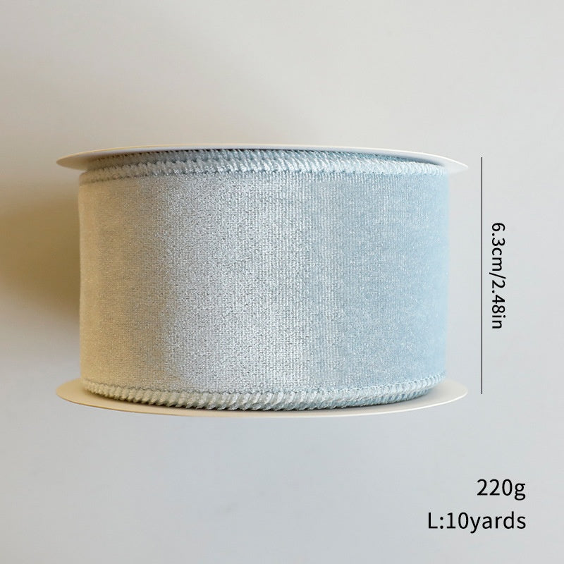 Velvet Christmas Ribbon for Elegant Holiday Crafts