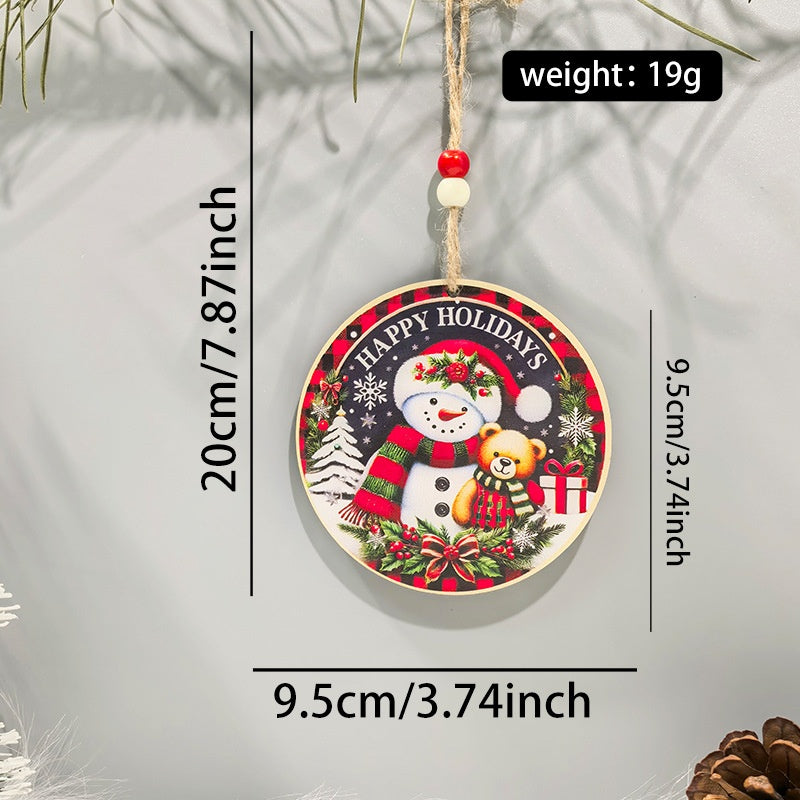 Christmas Hanging Ornament for Rustic Holiday Charm