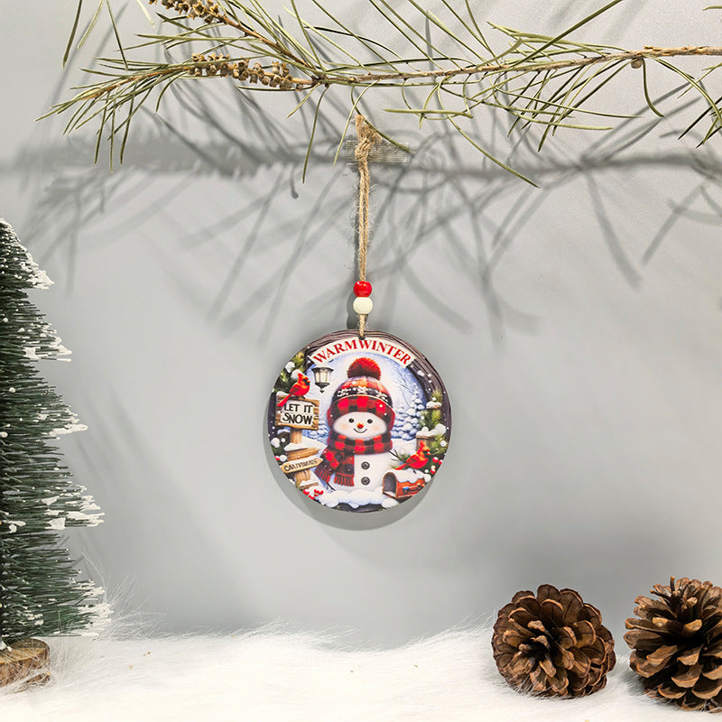 Christmas Hanging Ornament for Rustic Holiday Charm