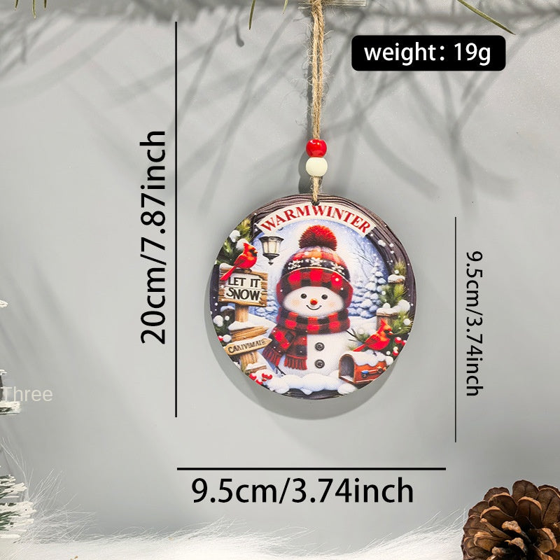 Christmas Hanging Ornament for Rustic Holiday Charm