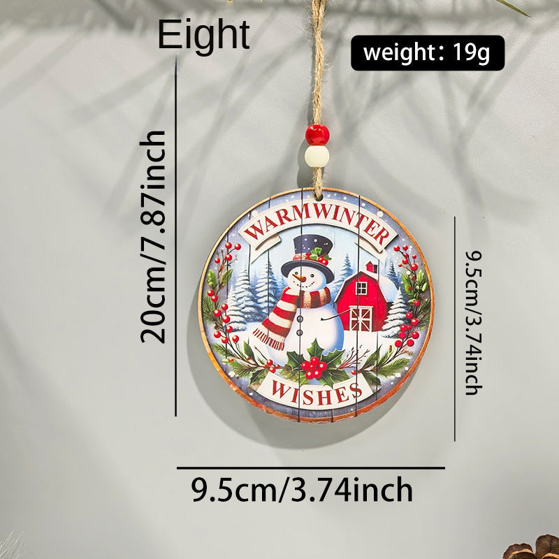 Christmas Hanging Ornament for Rustic Holiday Charm