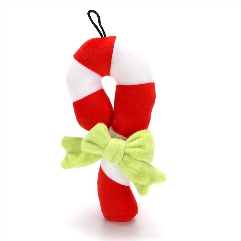Christmas Plush Dog Toys With Squeaky Chew Playtime