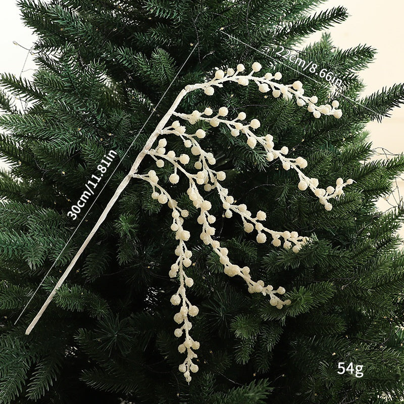 Artificial Red Berry Garland Decor for Christmas Trees