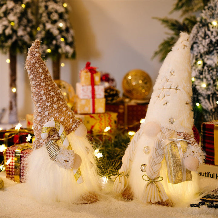 Christmas Gnome with Lights for Cozy Holiday Decor