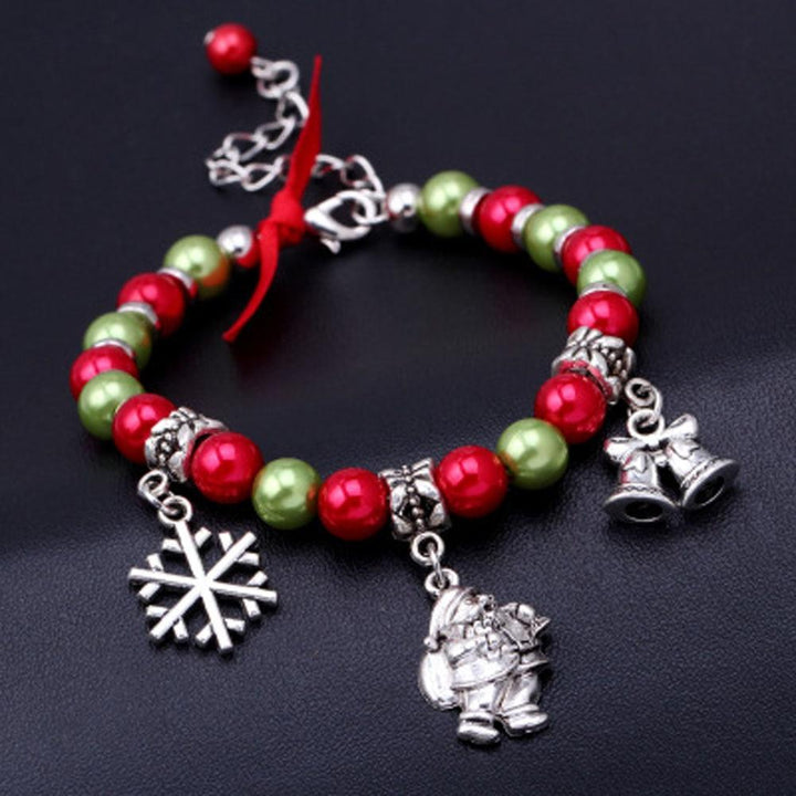 Christmas Bracelets With Festive Holiday Charms Gift