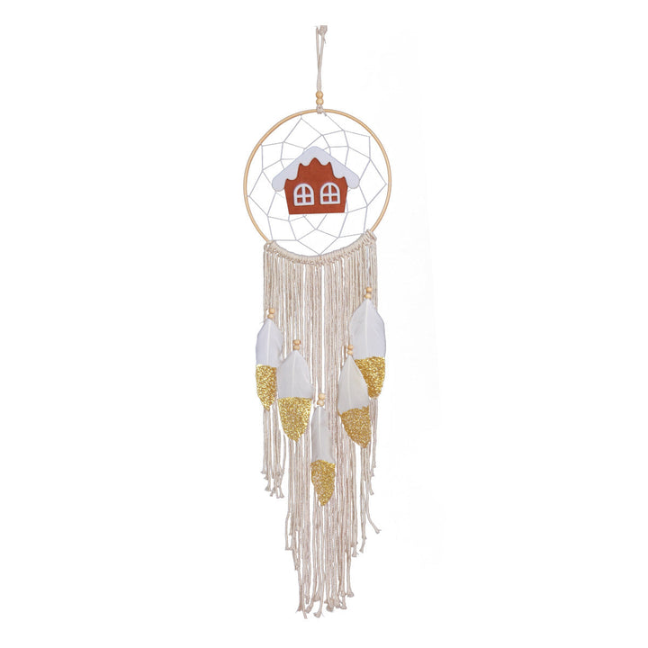 Christmas Woven Dream Catcher Wall Hanging Decor for Home