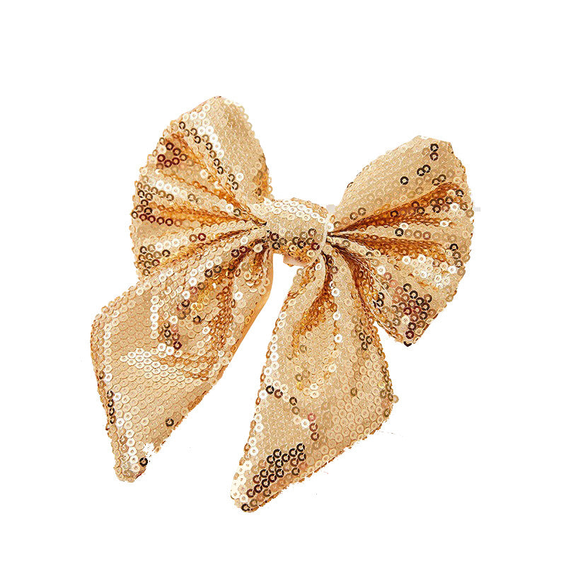 Christmas Sequin Bow Ornament for Sparkling Holiday Trees